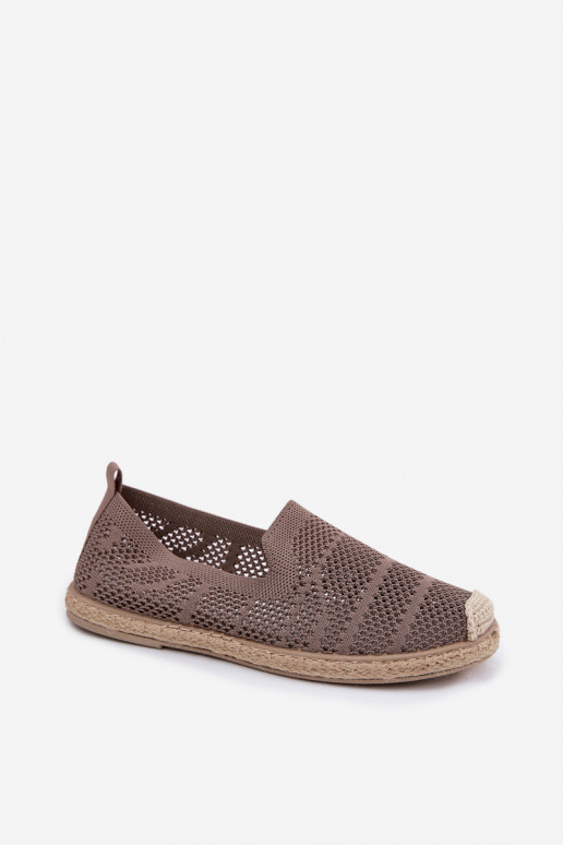 Espadrillas color khaki traforate Candessa