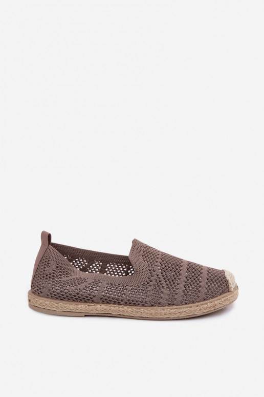 Espadrillas color khaki traforate Candessa