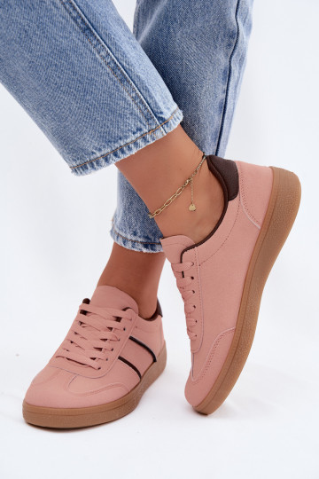 Sneakers in pelle sintetica rosa Corelle 2
