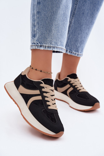 Sneakers da donna con piattaforma in colore nero Laurelia 2