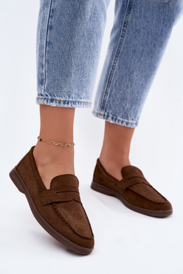Mocassini in faux suede da donna CzekoladoĮe Renelia 2