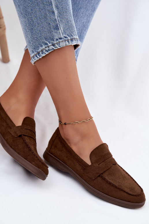 Mocassini in faux suede da donna CzekoladoĮe Renelia
