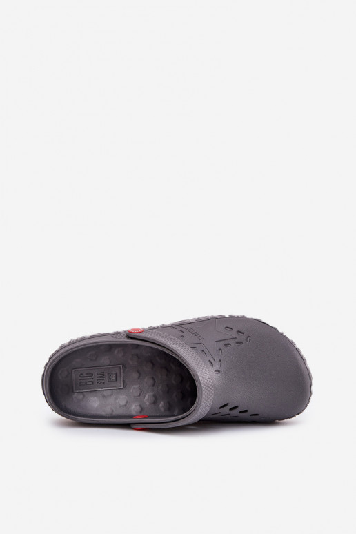 Zoccoli leggeri da uomo Big Star II175007 grigi