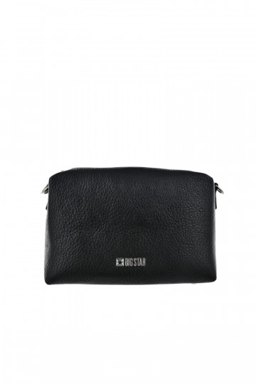 Piccola borsa nera con manici decorati Big Star OO574091 2