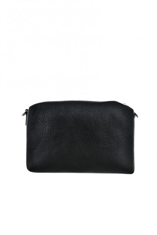 Piccola borsa nera con manici decorati Big Star OO574091