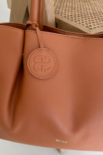Grande borsa marrone da donna Big Star SS574006