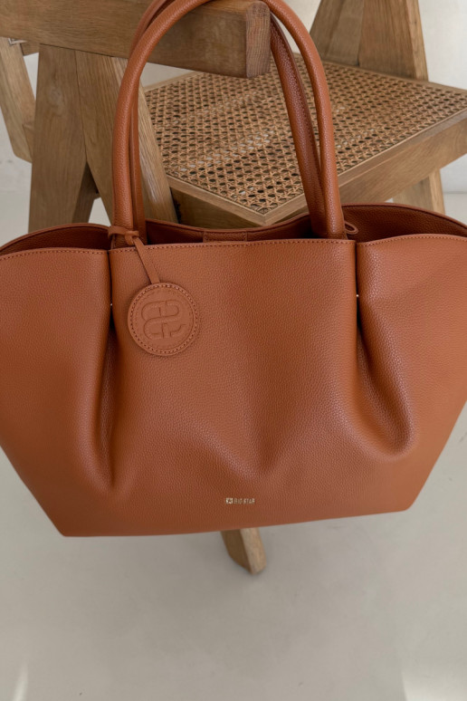 Grande borsa marrone da donna Big Star SS574006
