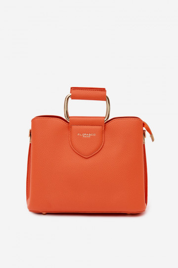 Borsa arancione in ecopelle Lorielle
