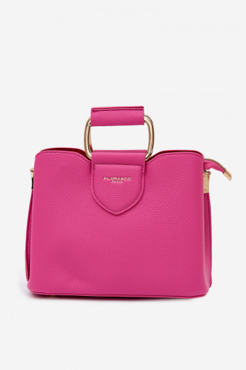 Borsa rosa in ecopelle Lorielle