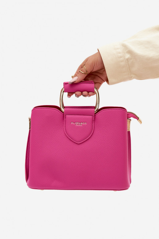 Borsa rosa in ecopelle Lorielle