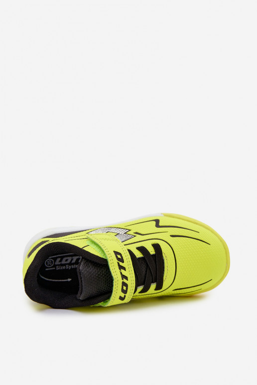 Sneakers per bambini LOTTO KOBALTO gialli