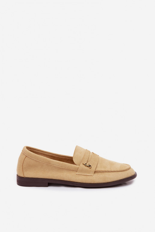 Mocassini da donna in suede sintetico gialli Prestelle