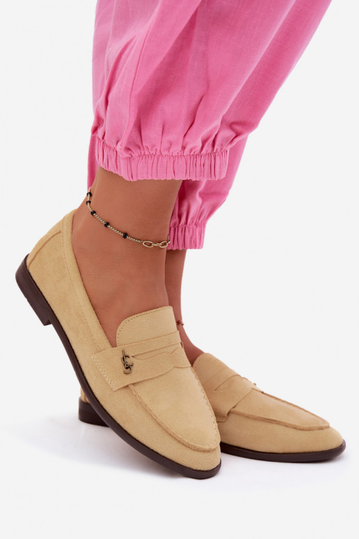 Mocassini da donna in suede sintetico gialli Prestelle