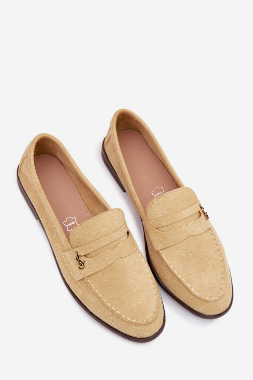 Mocassini da donna in suede sintetico gialli Prestelle