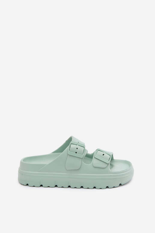 Pantofole da donna con piattaforma in schiuma menta Melorea