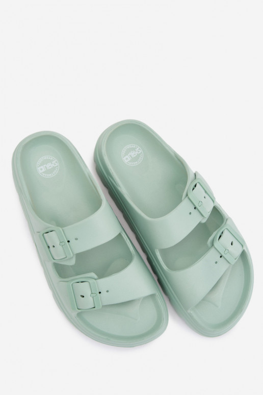 Pantofole da donna con piattaforma in schiuma menta Melorea
