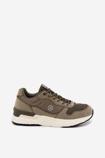 Scarpe sportive da uomo con piattaforma verdi Hanirin 2