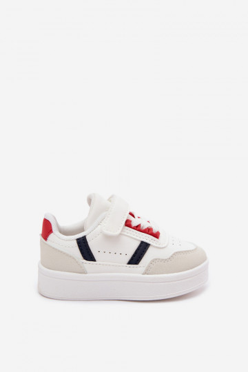 Scarpe sportive per bambini con velcro bianche Tailva 2