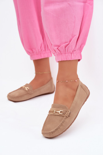 Mocassini classici in suede color khaki Corinell 2