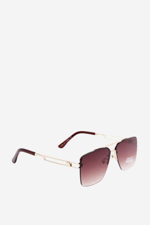 Occhiali da sole con filtro UV colore marrone