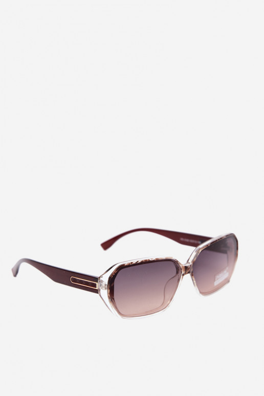 Occhiali da sole da donna con filtro UV colore marrone