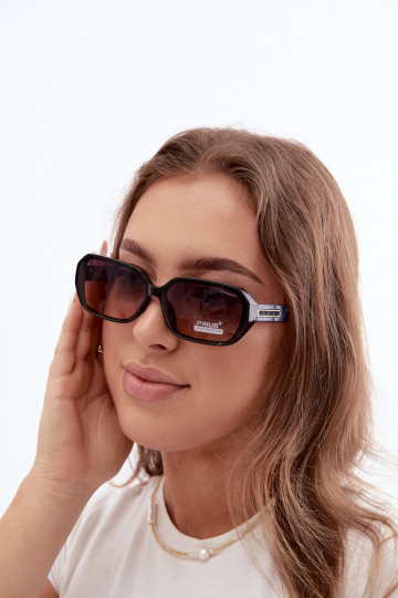 Occhiali da sole da donna con filtro UV colore blu scuro