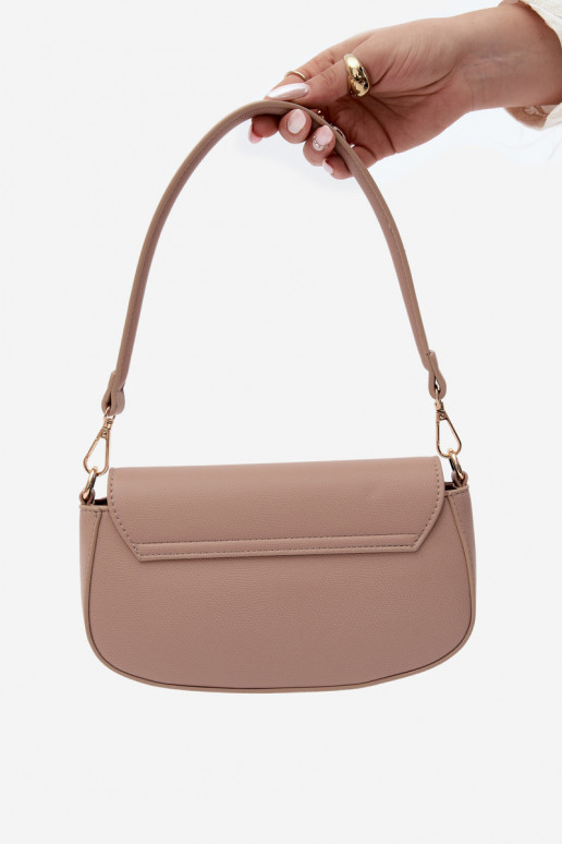Piccola borsa in pelle sintetica color avorio Acacia