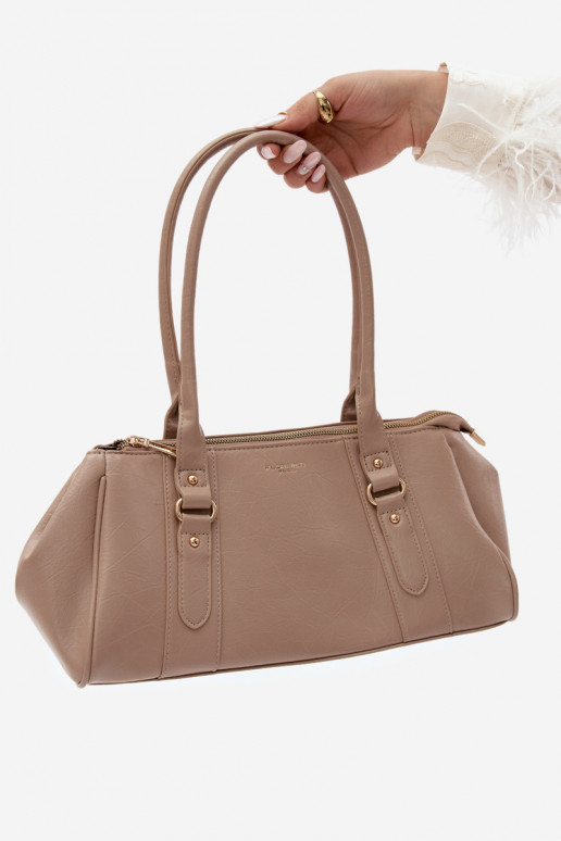 Borsa in ecopelle avorio Muni