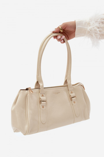 Borsa in ecopelle avorio Muni 2