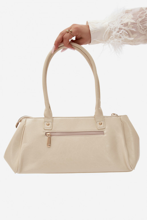 Borsa in ecopelle avorio Muni
