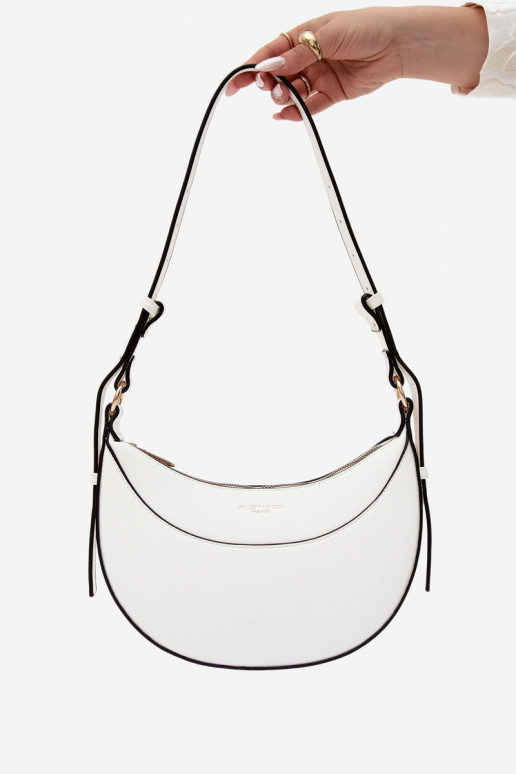 Piccola borsa in ecopelle bianca Miri