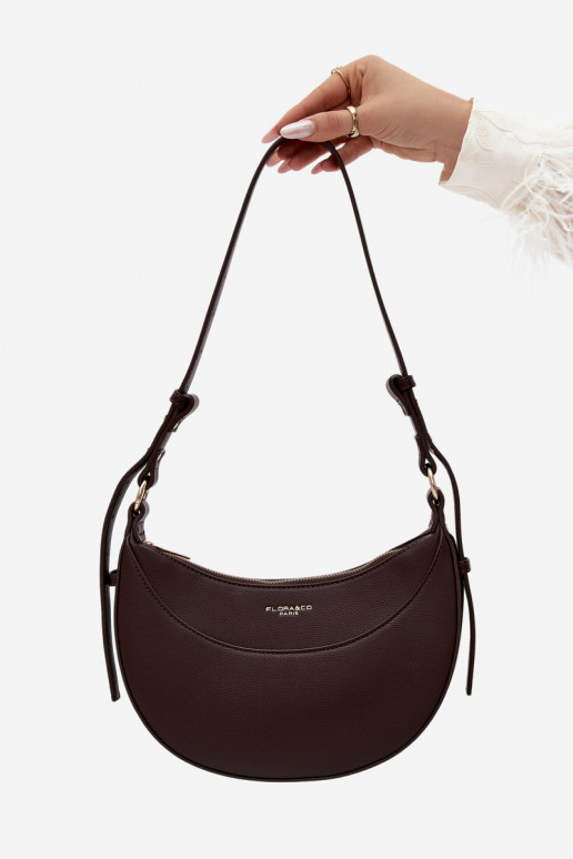 Piccola borsa in ecopelle cioccolato Miri