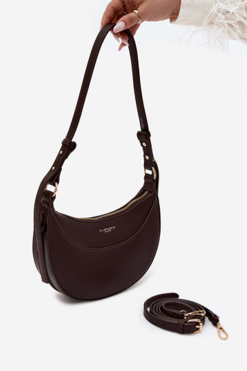 Piccola borsa in ecopelle cioccolato Miri 2