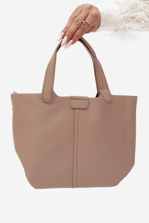 Borsa in ecopelle avorio Blaire