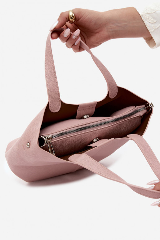 Borsa in ecopelle rosa Blaire
