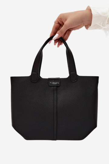 Borsa in ecopelle nera Blaire