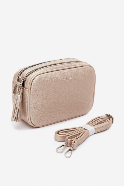 Borsa a tracolla in finta pelle dorata Daily
