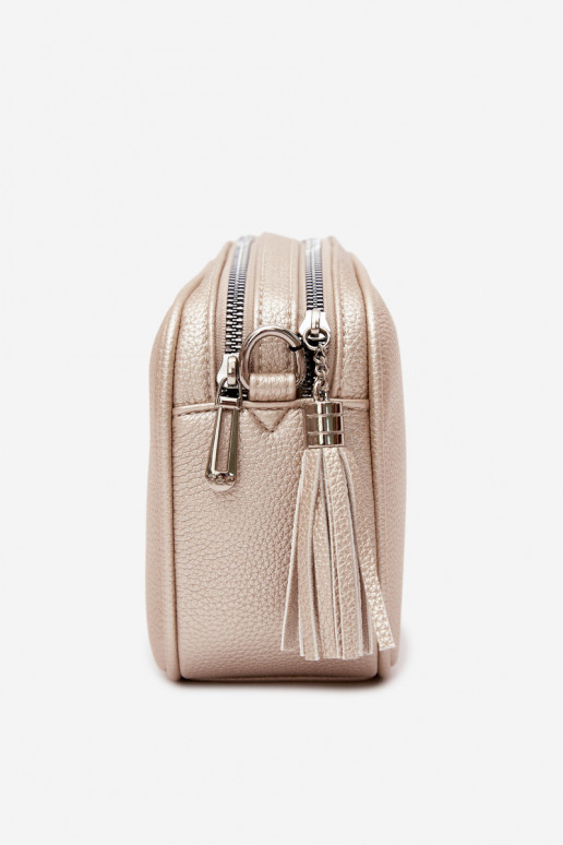 Borsa a tracolla in finta pelle dorata Daily