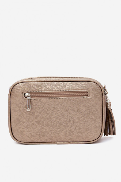 Borsa a tracolla in finta pelle oro scuro Daily