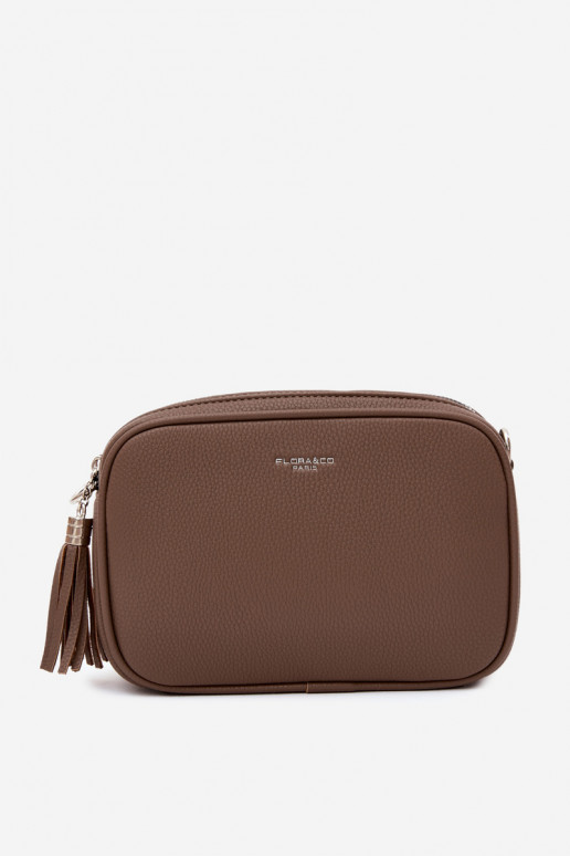 Borsa a tracolla in finta pelle argilla Daily