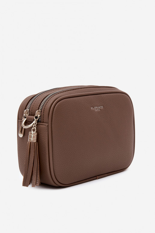 Borsa a tracolla in finta pelle argilla Daily