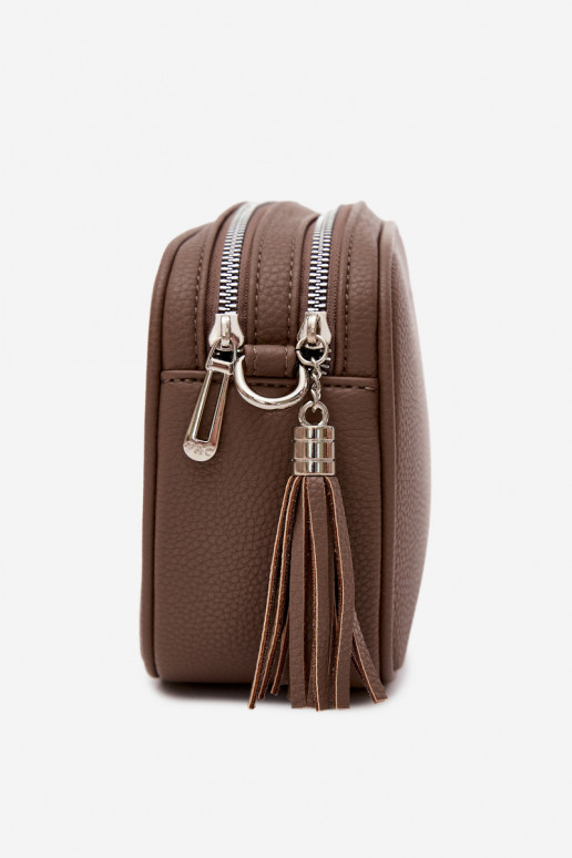 Borsa a tracolla in finta pelle argilla Daily