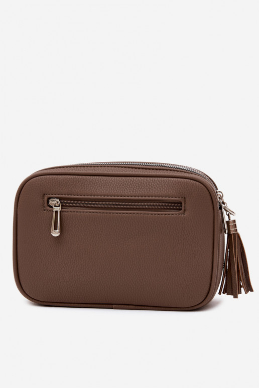 Borsa a tracolla in finta pelle argilla Daily