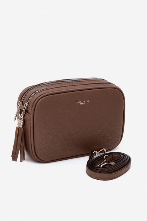 Borsa a tracolla in finta pelle argilla Daily