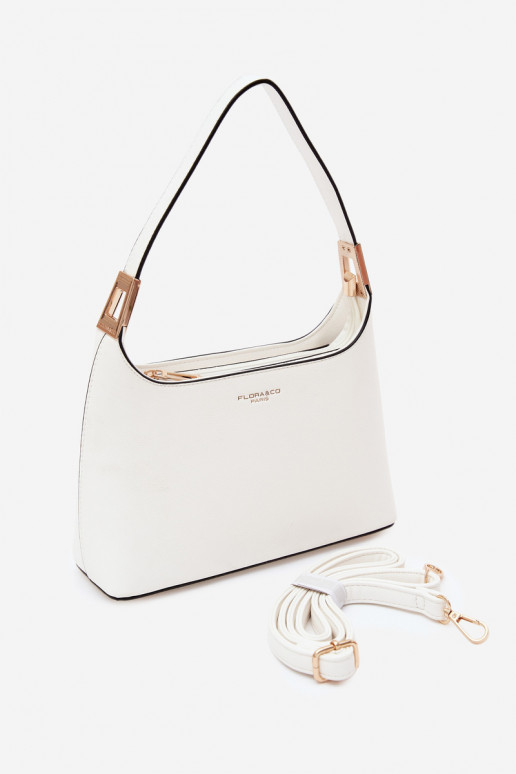 Borsa in ecopelle bianca Gretta