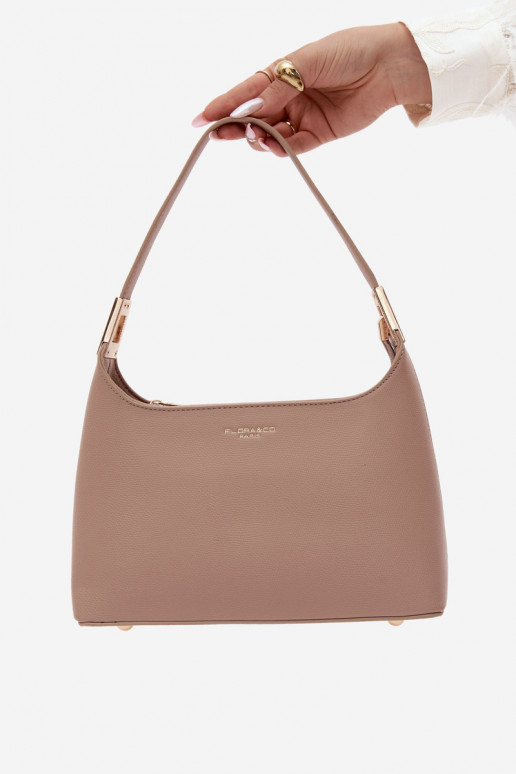 Borsa in ecopelle color avorio Gretta