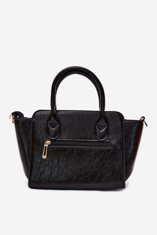 Borsa di tipo in ecopelle nera Odelia