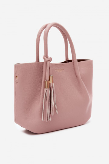 Borsa in ecopelle rosa Fleece 2