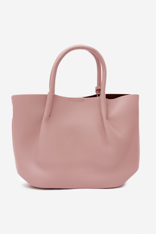 Borsa in ecopelle rosa Fleece