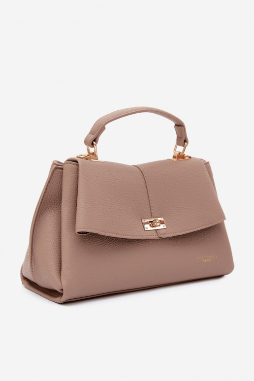 Borsa da donna in ecopelle avorio Sybella